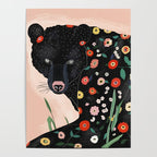 Floral Bear Poster Gallery Image 4