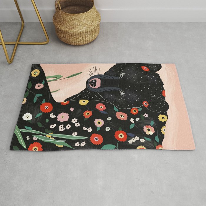 Floral Bear Rug Gallery Image 1