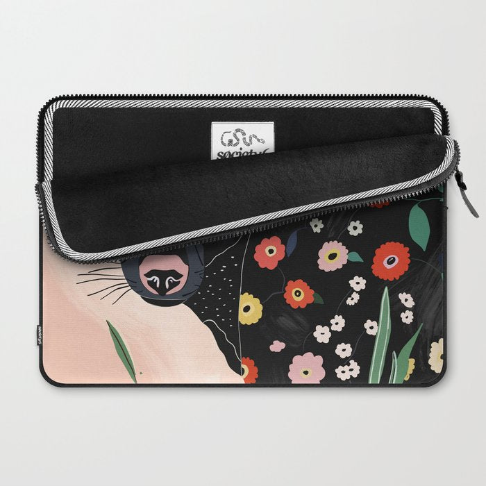 Floral Bear Laptop Sleeve Gallery Image 2