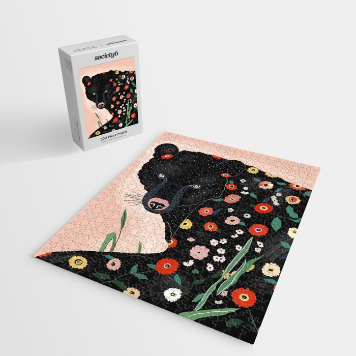 Floral Bear Jigsaw Puzzle Gallery Image 2