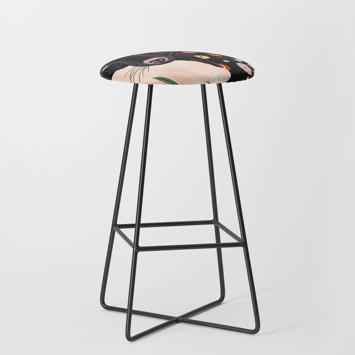 Floral Bear Stool Gallery Image 1