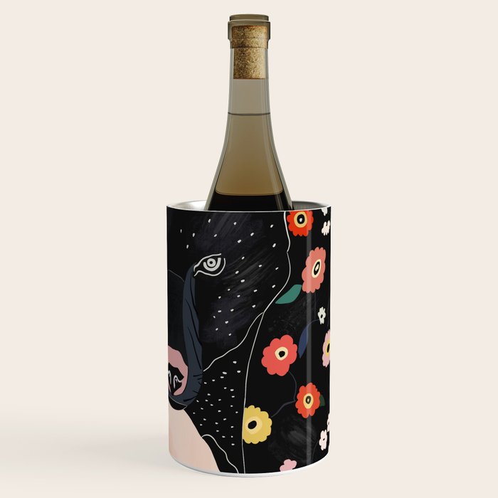 Floral Bear Wine Chiller Gallery Image 1