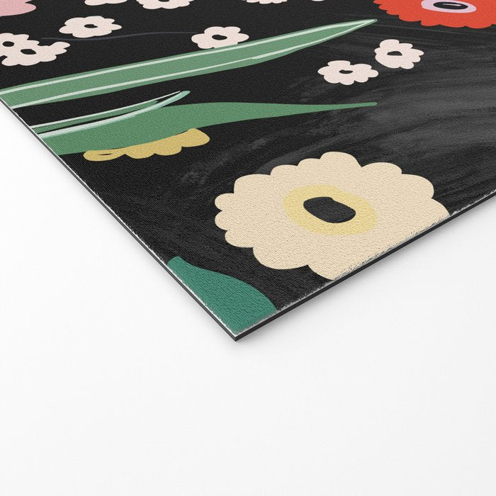 Floral Bear Welcome Mat Gallery Image 2
