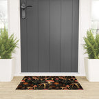 Dark Forest Magic Mushrooms Art Welcome Mat Gallery Image 3