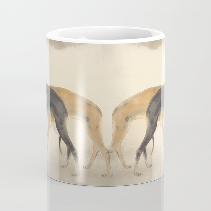 Two Sighthounds Coffee Mug Gallery Image 4