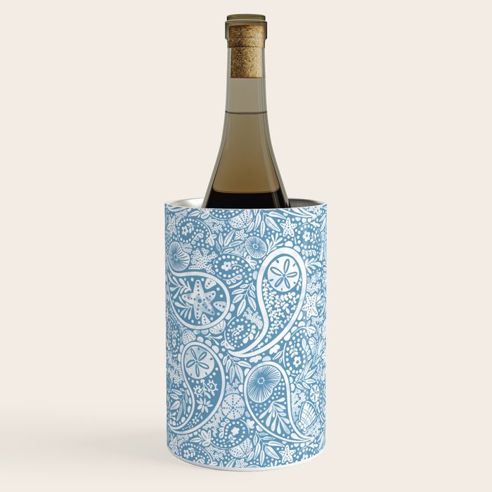 Oceanic Paisley Charm Wine Chiller Gallery Image 1