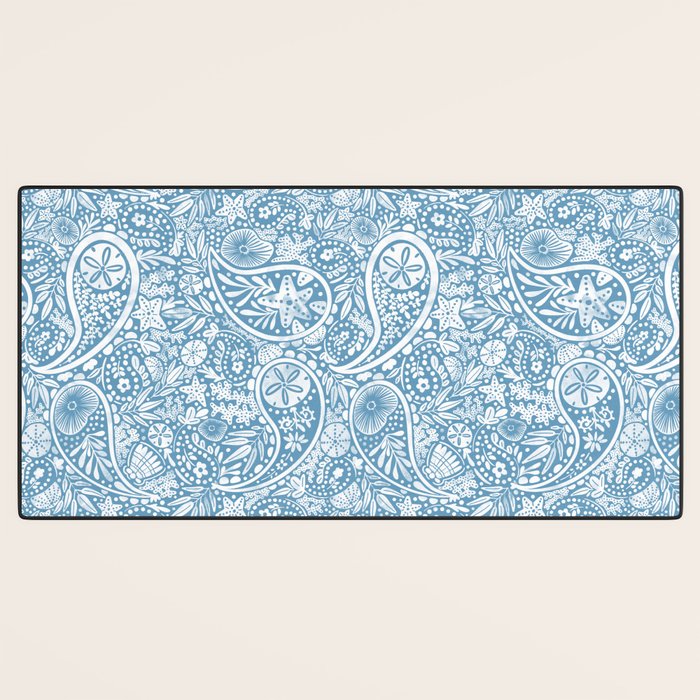 Oceanic Paisley Charm Desk Mat Gallery Image 3