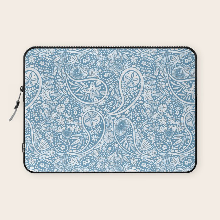 Oceanic Paisley Charm Laptop Sleeve Gallery Image 1