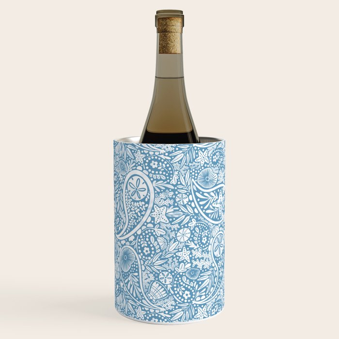 Oceanic Paisley Charm Wine Chiller Gallery Image 2