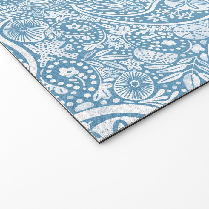 Oceanic Paisley Charm Welcome Mat Gallery Image 2