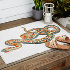 A snake by Johan Teyler  Outdoor Rug Gallery Image 2