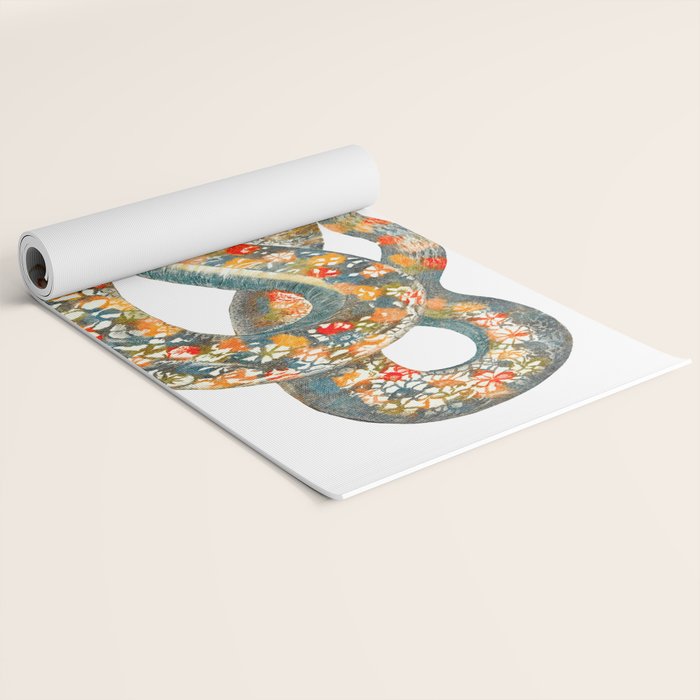 A snake by Johan Teyler  Yoga Mat Gallery Image 2