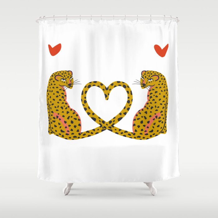 Wild Love Shower Curtain Gallery Image 1