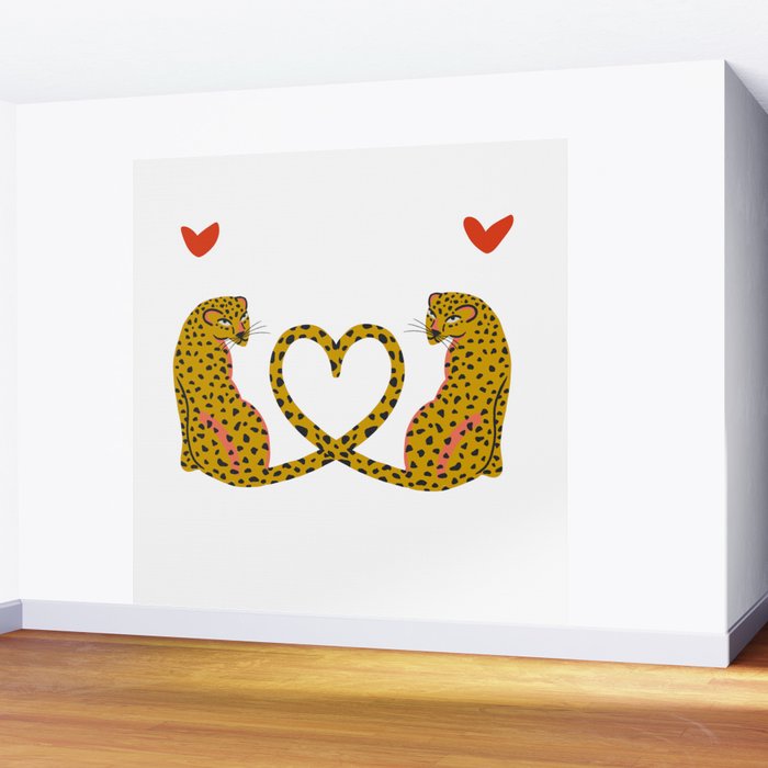 Wild Love Wall Mural Gallery Image 2
