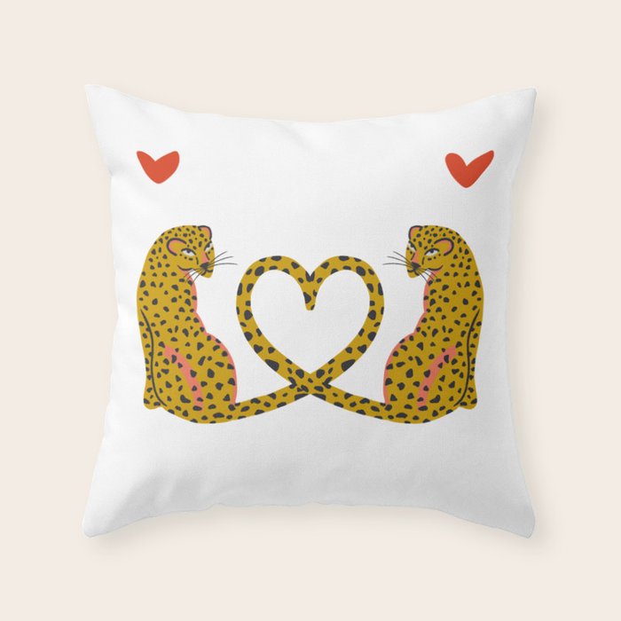 Wild Love Throw Pillow Gallery Image 1