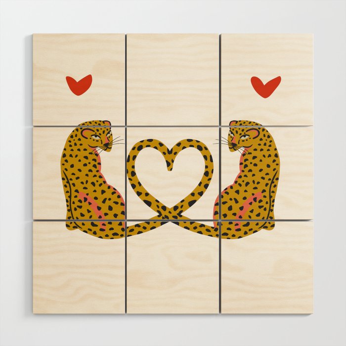 Wild Love Wood Wall Art Gallery Image 1