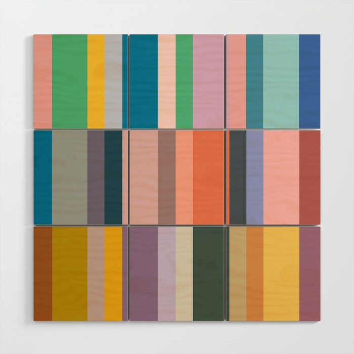 Lines 73 Wood Wall Art Gallery Image 1