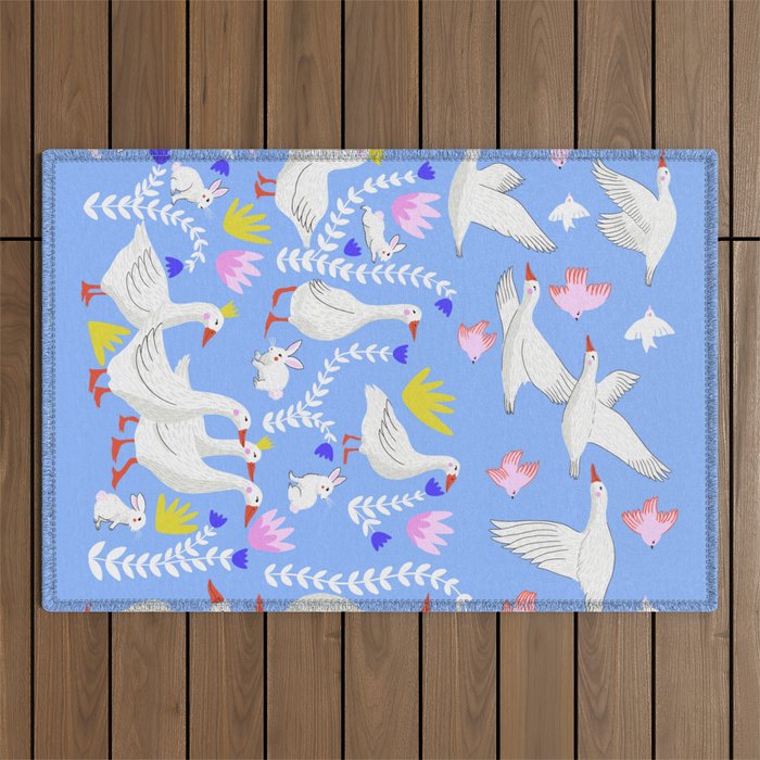 Happy Easter Outdoor Rug Gallery Image 1