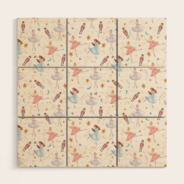 Christmas ballet Wood Wall Art Gallery Image 1