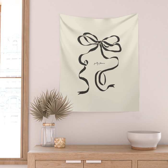 Ribbon bow Wall Tapestry Gallery Image 2