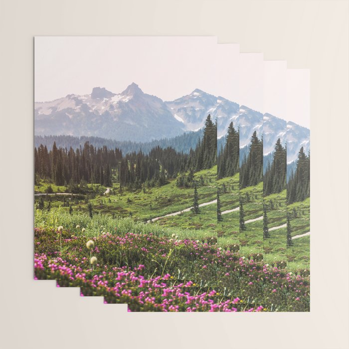 Mountain Wildflower Hiking Highs - 74/365 Wrapping Paper Gallery Image 3