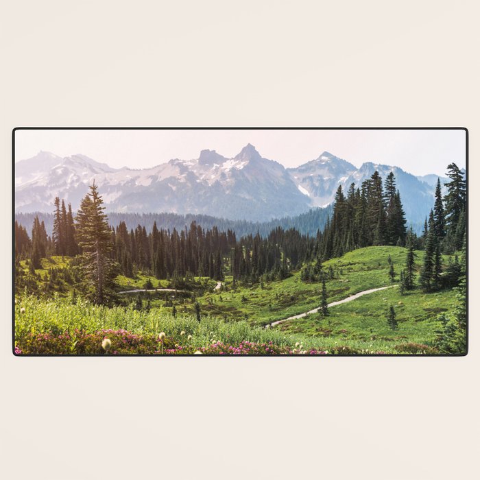 Mountain Wildflower Hiking Highs - 74/365 Desk Mat Gallery Image 3