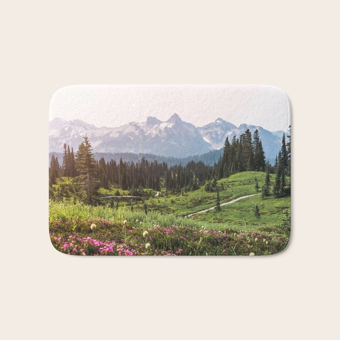 Mountain Wildflower Hiking Highs - 74/365 Bath Mat Gallery Image 1