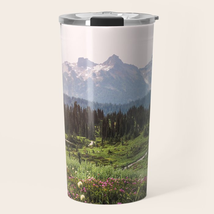 Mountain Wildflower Hiking Highs - 74/365 Travel Mug Gallery Image 1