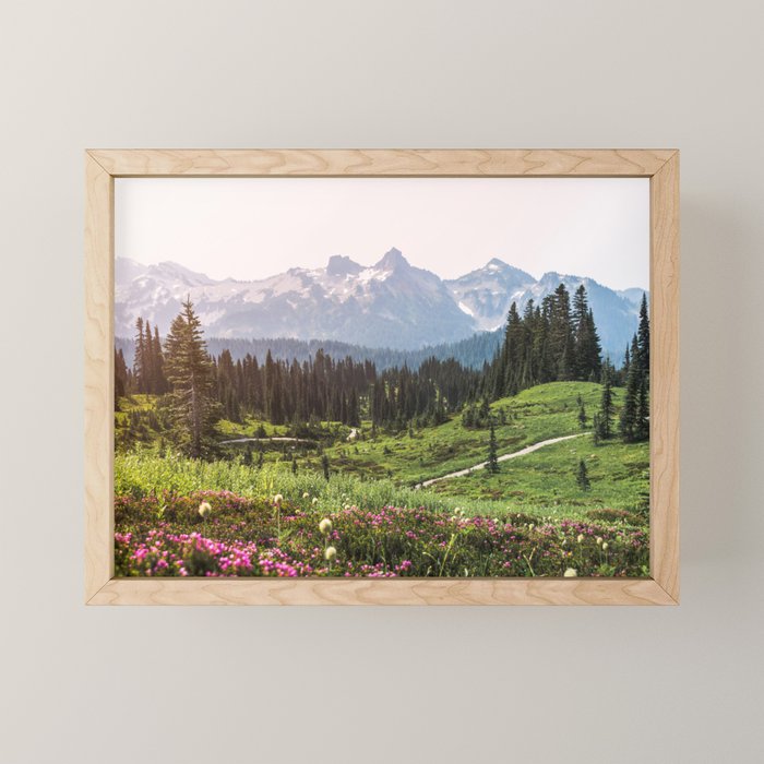 Mountain Wildflower Hiking Highs - 74/365 Mini Art Print Gallery Image 1
