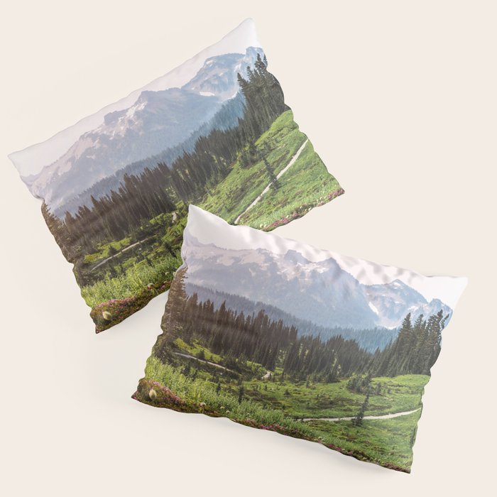 Mountain Wildflower Hiking Highs - 74/365 Pillow Sham Gallery Image 3