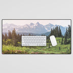 Mountain Wildflower Hiking Highs - 74/365 Desk Mat Gallery Image 1