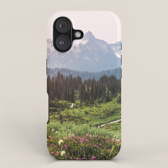 Mountain Wildflower Hiking Highs - 74/365 iPhone Case Gallery Image 1