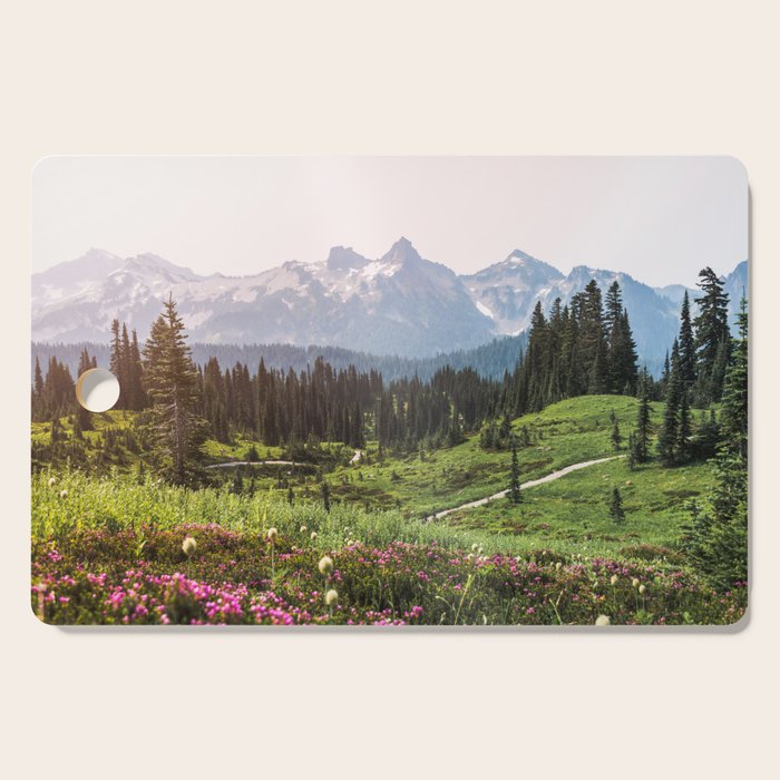 Mountain Wildflower Hiking Highs - 74/365 Cutting Board Gallery Image 1