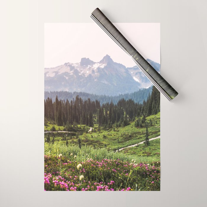 Mountain Wildflower Hiking Highs - 74/365 Wrapping Paper Gallery Image 1