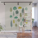 Cat and Plant 49 Wall Mural Gallery Image 1