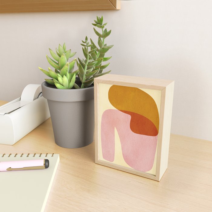 Abstract shapes 01 Mini Art Print Gallery Image 2