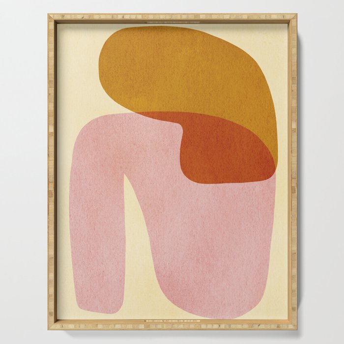 Abstract shapes 01 Serving Tray Gallery Image 1