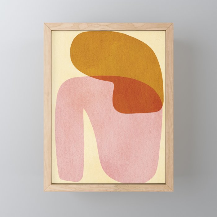 Abstract shapes 01 Mini Art Print Gallery Image 1