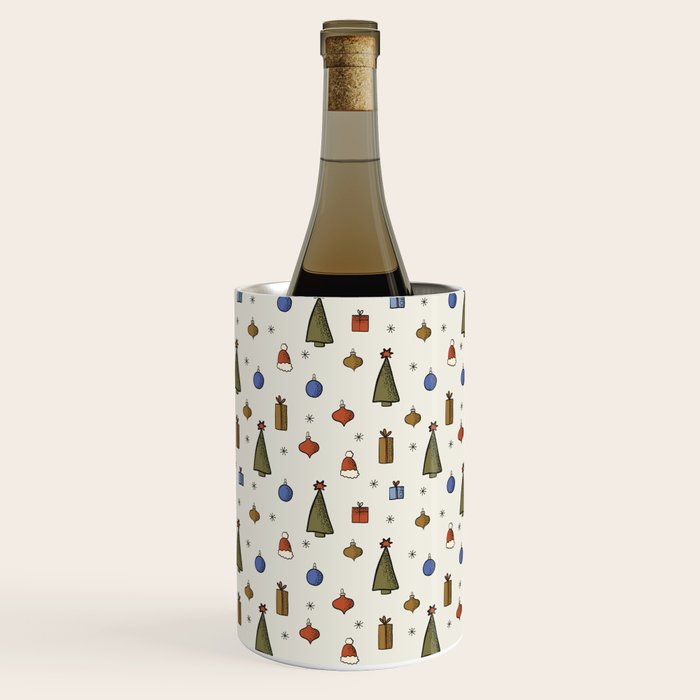 Christmas Pattern #2 Wine Chiller Gallery Image 1