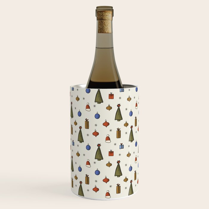 Christmas Pattern #2 Wine Chiller Gallery Image 2