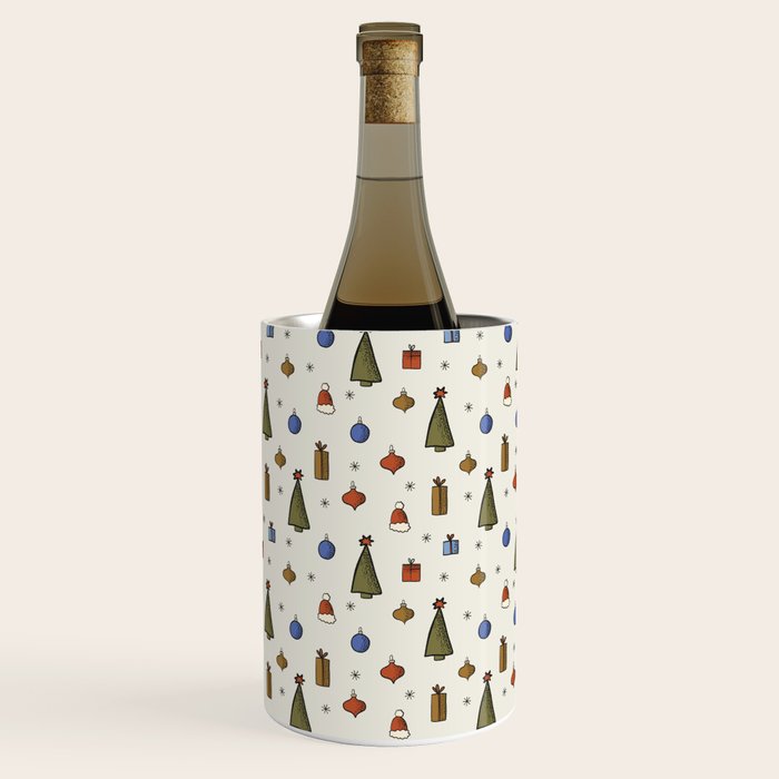Christmas Pattern #2 Wine Chiller Gallery Image 3