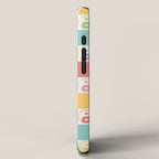 Colorful Yin Yang Checkered Pattern iPhone Case Gallery Image 2