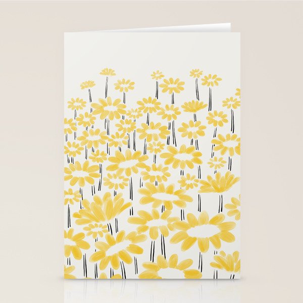Sunflower Field Stationery Card Gallery Image 1