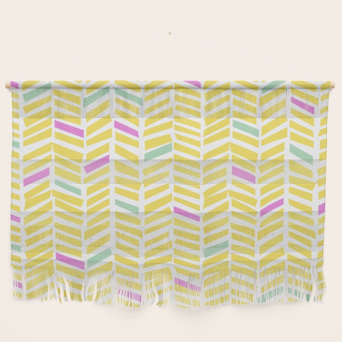 Herringbone Yellow Wall Hanging Gallery Image 1