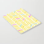 Herringbone Yellow Notebook Gallery Image 2