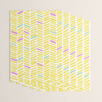 Herringbone Yellow Wrapping Paper Gallery Image 3