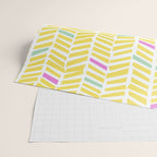 Herringbone Yellow Wrapping Paper Gallery Image 2