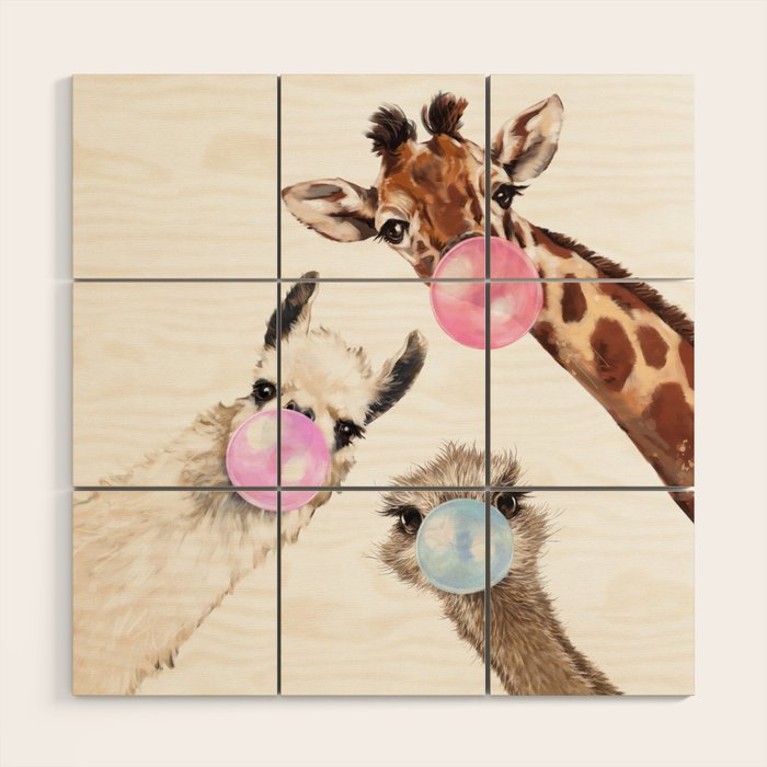 Bubble Gang Wood Wall Art Gallery Image 1