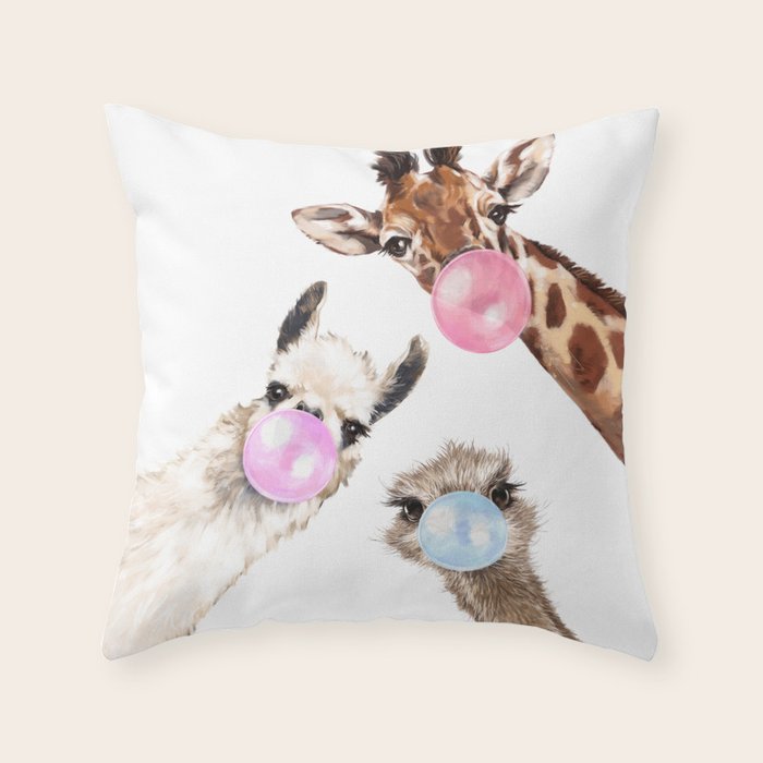 Bubble Gang Throw Pillow Gallery Image 6