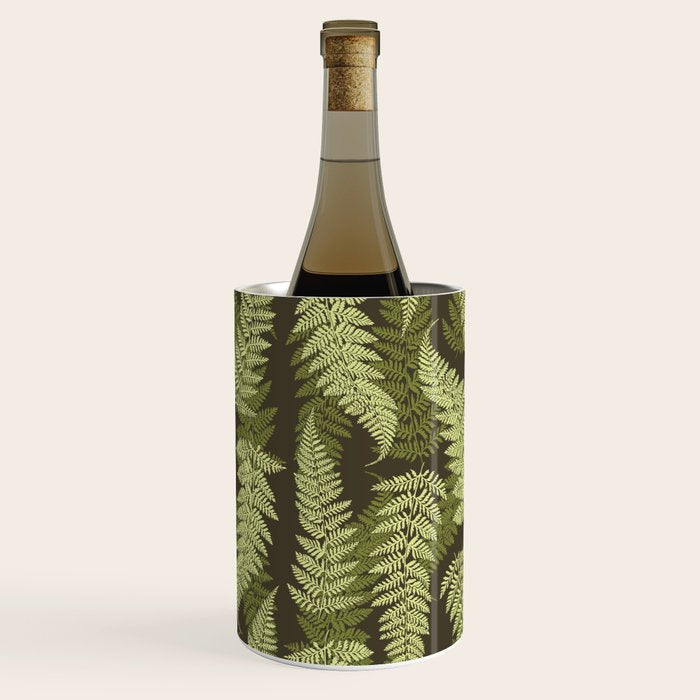 Forest Ferns - Woodland Green Wine Chiller Gallery Image 1